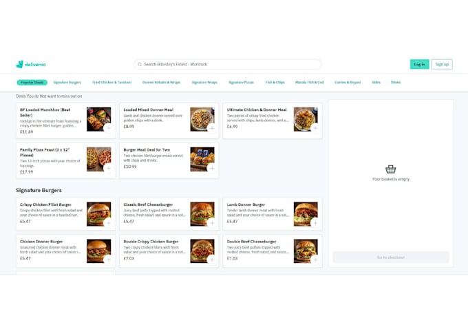 optimize your restaurant menu for deliveroo, uber eats